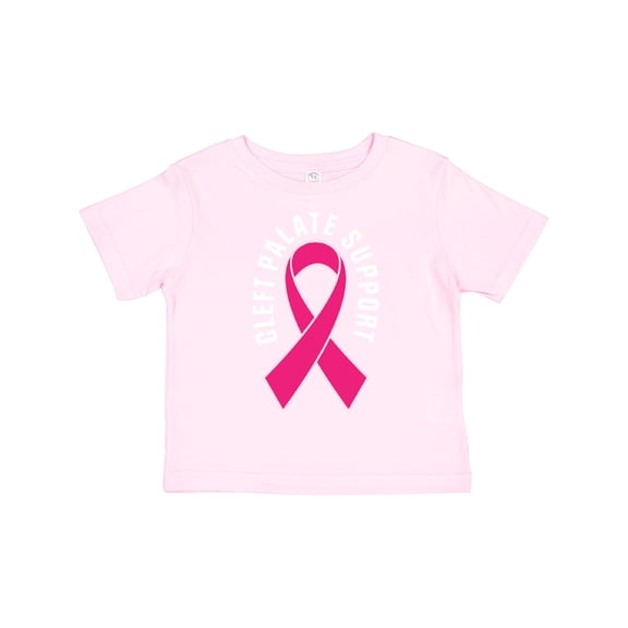 Inktastic Cleft Palate Cleft Lip Ribbon Support Boys or Girls Toddler T-Shirt