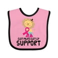 thumbnail image 1 of Inktastic Cleft Palate Cleft Lip Support Lion Boys or Girls Baby Bib, 1 of 4