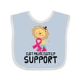 thumbnail image 1 of Inktastic Cleft Palate Cleft Lip Support Lion Boys or Girls Baby Bib, 1 of 4