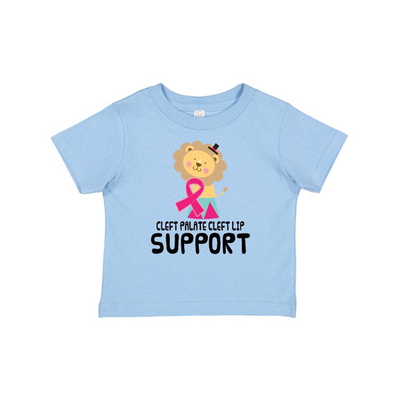 Inktastic Cleft Palate Cleft Lip Support lion Boys or Girls Baby T-Shirt