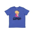 thumbnail image 1 of Inktastic Cleft Palate Cleft Lip Support lion Youth T-Shirt, 1 of 5