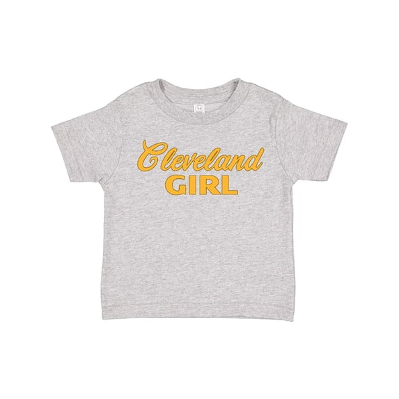 Inktastic Cleveland Girl Gold Boys or Girls Toddler T-Shirt