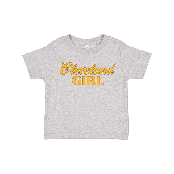 Inktastic Cleveland Girl Gold Boys or Girls Toddler T-Shirt
