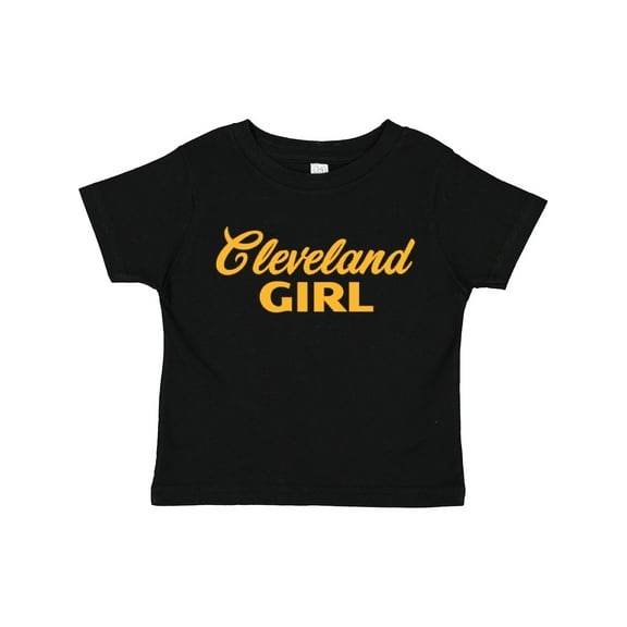Inktastic Cleveland Girl Gold Boys or Girls Toddler T-Shirt