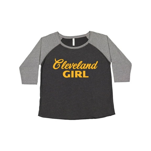 Inktastic Cleveland Girl Gold Women's Plus Size T-Shirt