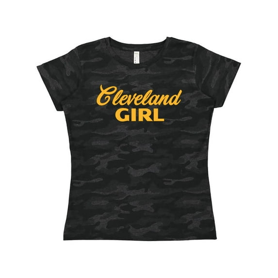 Inktastic Cleveland Girl gold Women's T-Shirt