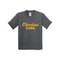 thumbnail image 1 of Inktastic Cleveland Girl Gold Youth T-Shirt, 1 of 5