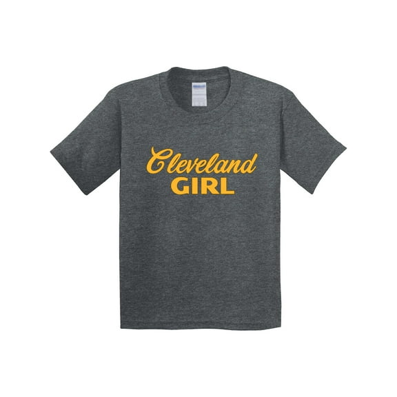 Inktastic Cleveland Girl Gold Youth T-Shirt