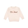 thumbnail image 1 of Inktastic Cleveland Heart Cursive Orange Toddler Sweatshirt, 1 of 4