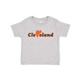thumbnail image 1 of Inktastic Cleveland Heart Solid Orange Boys or Girls Toddler T-Shirt, 1 of 5