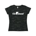 thumbnail image 1 of Inktastic Cleveland Heart Solid White Women's T-Shirt, 1 of 5