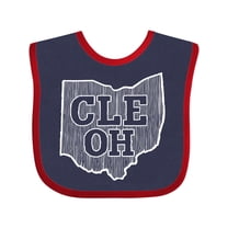 Inktastic Cleveland, Ohio Boys or Girls Baby Bib
