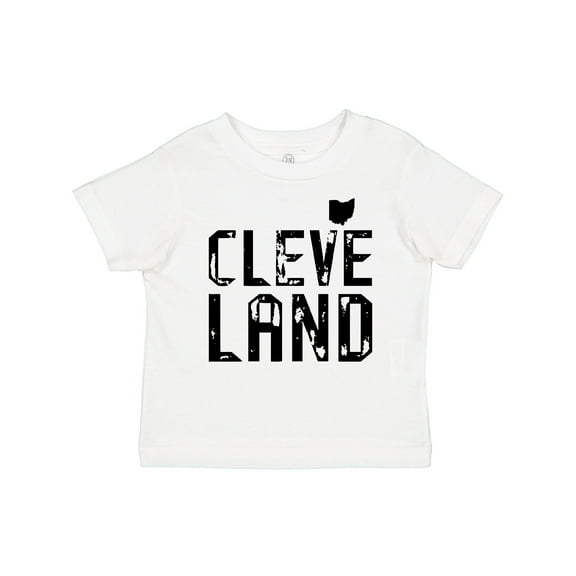 Inktastic Cleveland, Ohio Distressed Font Boys or Girls Baby T-Shirt