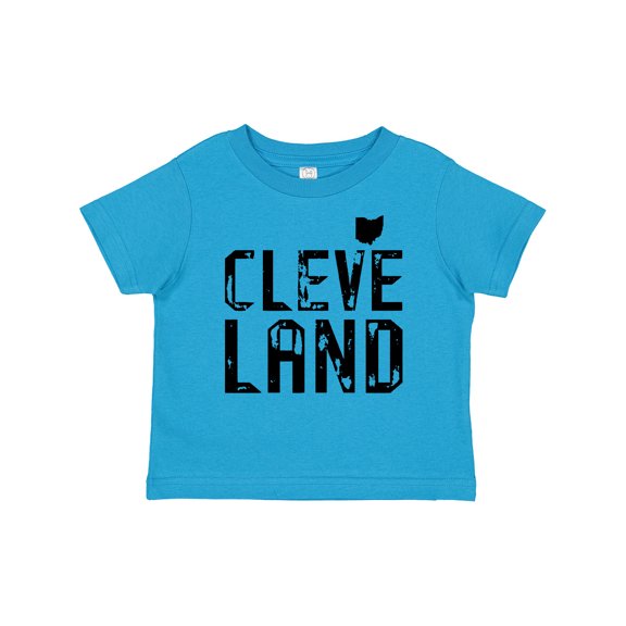 Inktastic Cleveland, Ohio Distressed Font Boys or Girls Baby T-Shirt