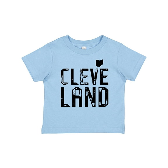Inktastic Cleveland, Ohio Distressed Font Boys or Girls Baby T-Shirt
