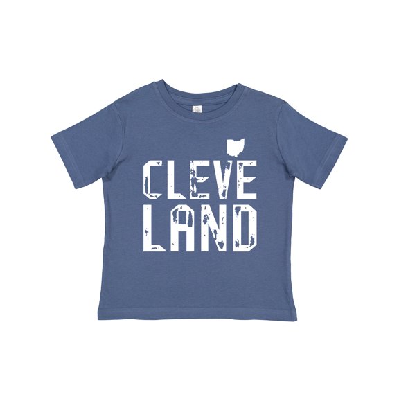 Inktastic Cleveland, Ohio Distressed Font Boys or Girls Baby T-Shirt