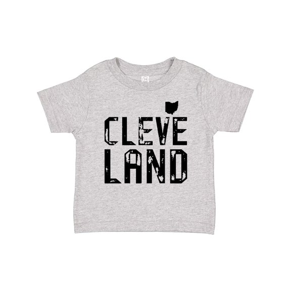 Inktastic Cleveland, Ohio Distressed Font Boys or Girls Baby T-Shirt