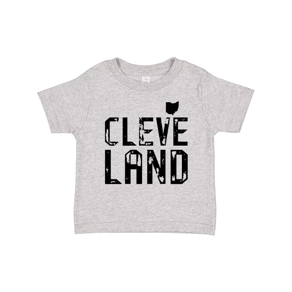 Inktastic Cleveland, Ohio Distressed Font Boys or Girls Baby T-Shirt