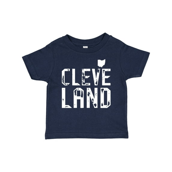 Inktastic Cleveland, Ohio Distressed Font Boys or Girls Baby T-Shirt