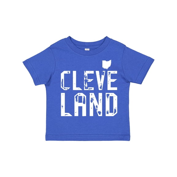 Inktastic Cleveland, Ohio Distressed Font Boys or Girls Toddler T-Shirt