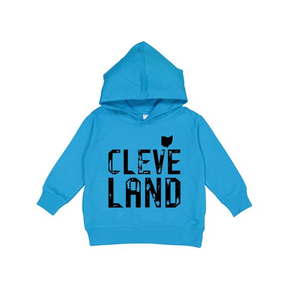 Inktastic Cleveland, Ohio Distressed Font Toddler Hoodie