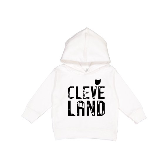 Inktastic Cleveland, Ohio Distressed Font Toddler Hoodie