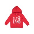 thumbnail image 1 of Inktastic Cleveland, Ohio Distressed Font Toddler Hoodie, 1 of 4