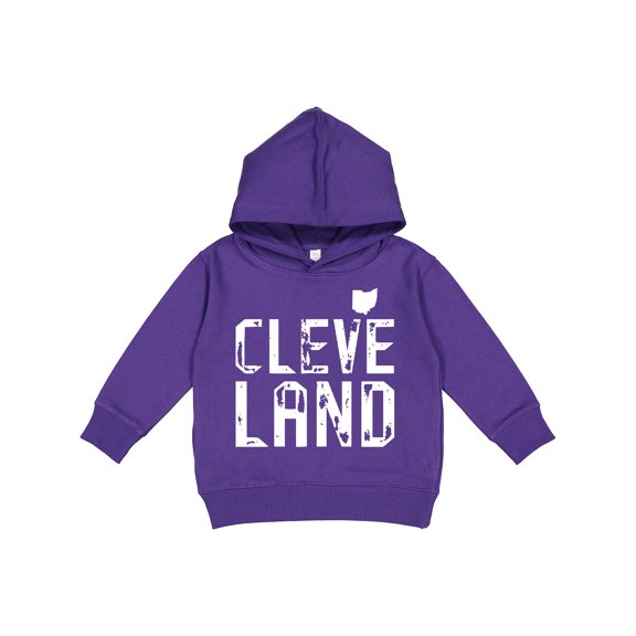 Inktastic Cleveland, Ohio Distressed Font Toddler Hoodie