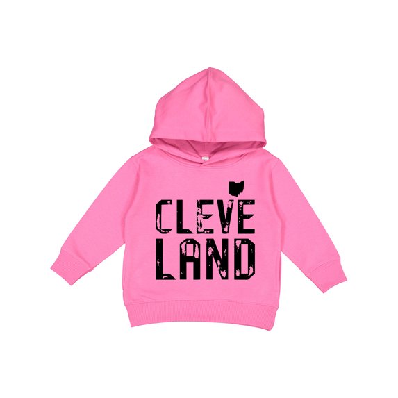 Inktastic Cleveland, Ohio Distressed Font Toddler Hoodie