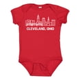 thumbnail image 1 of Inktastic Cleveland Ohio Skyline Boys or Girls Baby Bodysuit, 1 of 5
