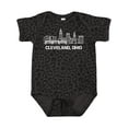 thumbnail image 1 of Inktastic Cleveland Ohio Skyline Boys or Girls Baby Bodysuit, 1 of 5