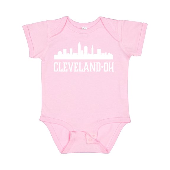 Inktastic Cleveland Ohio Skyline City Silhouette Boys or Girls Baby Bodysuit