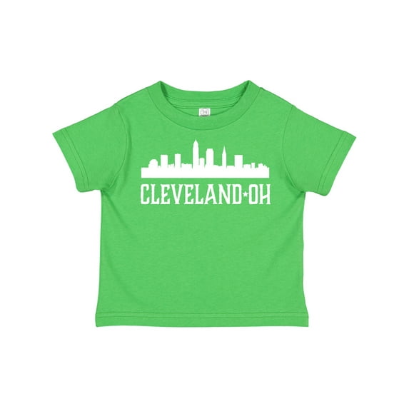 Inktastic Cleveland Ohio Skyline City Silhouette Boys or Girls Toddler T-Shirt
