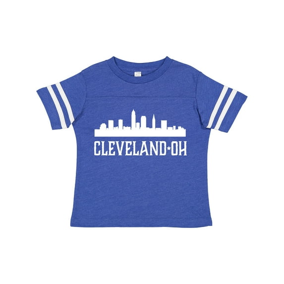 Inktastic Cleveland Ohio Skyline City Silhouette Boys or Girls Toddler T-Shirt