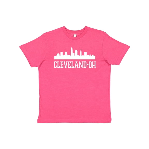 Inktastic Cleveland Ohio Skyline City Silhouette Youth T-Shirt