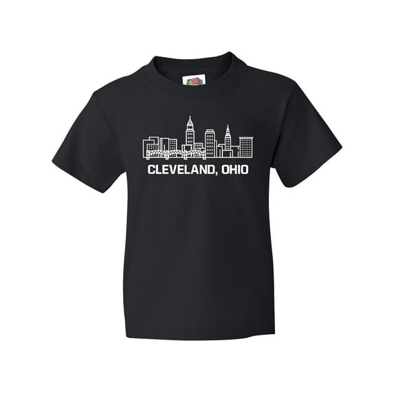 Inktastic Cleveland Ohio Skyline Youth T-Shirt