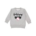 thumbnail image 1 of Inktastic Cleveland Rocks with Baseball Toddler Sweatshirt, 1 of 4