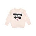 thumbnail image 1 of Inktastic Cleveland Rocks with Baseball Toddler Sweatshirt, 1 of 4