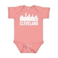 thumbnail image 1 of Inktastic Cleveland Skyline Grunge Boys or Girls Baby Bodysuit, 1 of 5