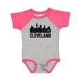 thumbnail image 1 of Inktastic Cleveland Skyline Grunge Boys or Girls Baby Bodysuit, 1 of 5
