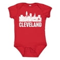 thumbnail image 1 of Inktastic Cleveland Skyline Grunge Boys or Girls Baby Bodysuit, 1 of 5