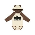 thumbnail image 1 of Inktastic Cleveland Skyline Grunge Boys or Girls Long Sleeve Baby Bodysuit, 1 of 5