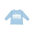 thumbnail image 1 of Inktastic Cleveland Skyline Grunge Boys or Girls Long Sleeve Toddler T-Shirt, 1 of 5