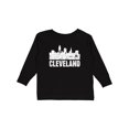 thumbnail image 1 of Inktastic Cleveland Skyline Grunge Boys or Girls Long Sleeve Toddler T-Shirt, 1 of 5
