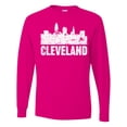 thumbnail image 1 of Inktastic Cleveland Skyline Grunge Long Sleeve T-Shirt, 1 of 5