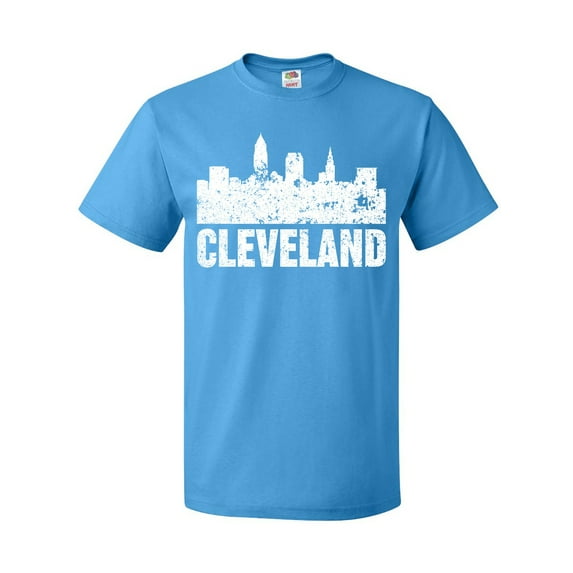 Inktastic Cleveland Skyline Grunge T-Shirt