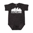 thumbnail image 1 of Inktastic Cleveland Skyline Grunge White Boys or Girls Baby Bodysuit, 1 of 5