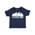 thumbnail image 1 of Inktastic Cleveland Skyline Grunge White Boys or Girls Toddler T-Shirt, 1 of 5