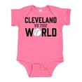 thumbnail image 1 of Inktastic Cleveland Vs. the World with Baseball Boys or Girls Baby Bodysuit, 1 of 5