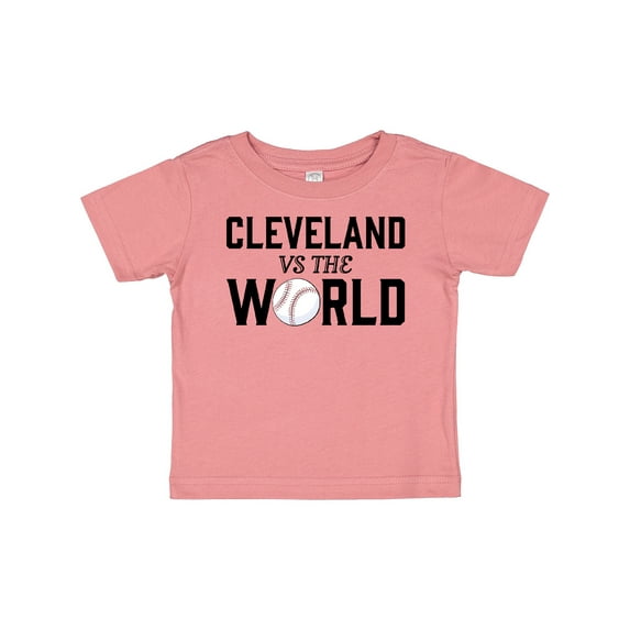 Inktastic Cleveland Vs. the World with Baseball Boys or Girls Baby T-Shirt